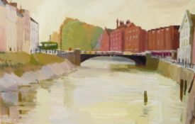 J Bailhach (20th century) Acrylic on board 