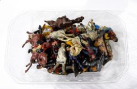 A large quantity of lead diecast soldiers,