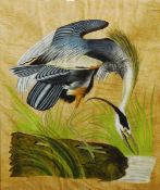 Two large paintings on linen,