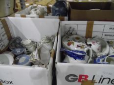 A quantity of ceramics to include Wedgwood Jasperware,