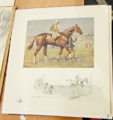 After Snaffles Two colour prints 