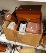 A quantity of camera equipment to include Pentax camera,