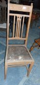 Set of 4 oak chairs (4)