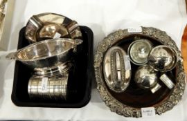 An Elkington & Co silver plated salt,