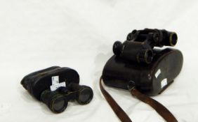 A pair of opera glasses,