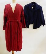 A quantity of vintage and later dresses, skirts, blouses, etc.