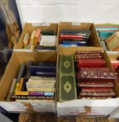A quantity of hardback books including cookbooks, Heron books, etc.