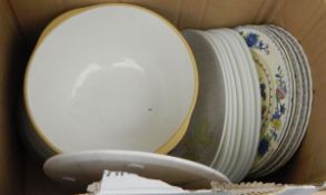 A large quantity of glass, ornaments, wooden items,