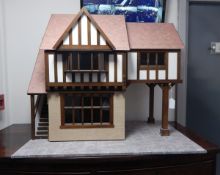 Elizabethan-style half-timber dolls house