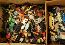 A quantity of diecast model cars including Lesney,