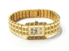 Piaget lady's 18ct gold and diamond wristwatch,