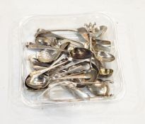 George III silver caddy spoon by Elizabeth Morley,