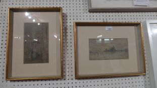 Jame Mcneill Whistler, Three lithographs produced by T.R Way including two of Venice and a portrait.