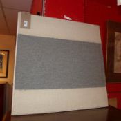 Sara Brennan - A unique woven wool tapestry on pine frame, 60.9 x 60.