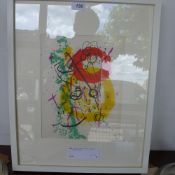 Joan Miro, Untitled lithograph, unsigned 196,