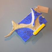 Stephen Buckley, 'Percy' 1986, oil on canvas laid to masonite,