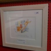Quentin Blake limited edition colour print,