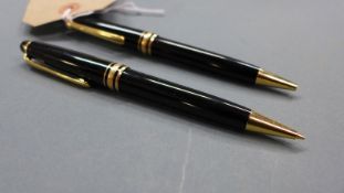 A pair of Mont Blanc ball point pens (2)