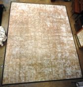 A large contemporary designer pure silk carpet, by Stark of Chelsea Harbour Design Centre, the all