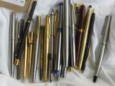 A large collection of pens, by different makers (Qty)