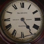A 'Pul-Syn-Etic' Gent's & Co Leicester wall clock