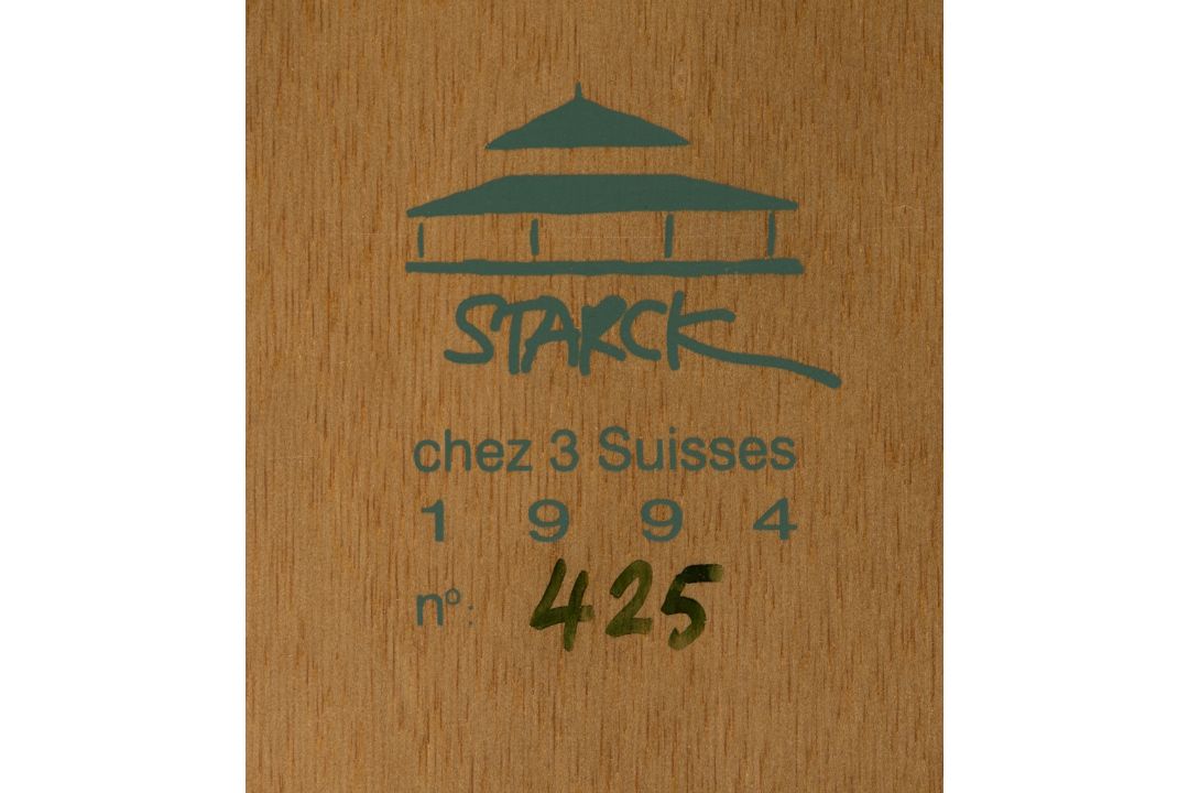 Starck (Philippe) Chez 3 Suisses, number 425 of an unspecified limited edition, wooden box - Image 2 of 2