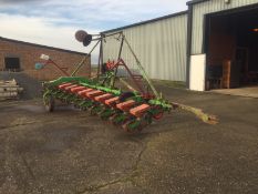 Matco 12 row sugar beet drill.
hydraulic markers, tramline markers and end tow kit.