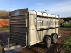 Ifor Williams 12' Livestock Trailer c/w Sheep Decks & New Brake Pads all round. Tyre size: 6.50 R16.