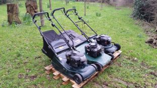 3x Hayter Lawnmowers
NO VAT
Location: Great Missenden,
