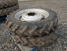 Stocks Row Crop Wheels to suit Case MX or McCormick MC tractor. Alliance 11.2 R32 fronts and 11.