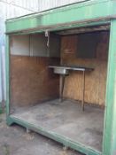 Onsite Restroom - Converted Lorry Back-box
Lorry Back box converted into rest room