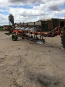 Kverneland 7 furrow trailed plough.