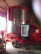 Opico Magna 1200 QF Drier. All electric drive with a diesel burner.