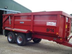 Richard Weston Trailer (2014)
Twin axle 14T tipping trailer,