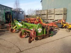Baselier (2002) 4FKV380 3.6M Hook tine cultivator.