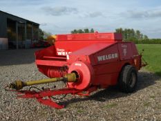 Welgar AP630 Conventional Baler. Year 1986. Hyd Pickup. Wide Angle PTO. Road Lights.