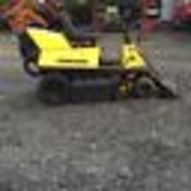 Karcher ride on sweeper with honda engine.