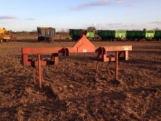 Farm made wheeling cultivator