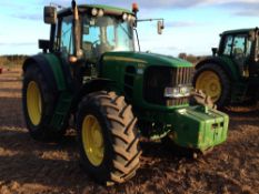 2010 John Deere 6930 Premium Autopower TLS 4wd tractor. Registration No: AU10 BWM. Serial No: 632121