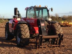 2012 Manitou 741-120 LSU Turbo Comfort Ride Control materials handler with JCB fitting adapter