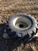 New 340/80R20 wheel and tyre to suit Scanstone/Underhaug destoner