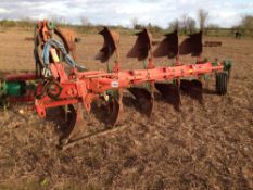 Kverneland LB85-200-28 HD 5f reversible variwidth plough. Serial No: 5092