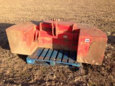 2010 Sumo 2.0t front weight pack. Serial No: 10179