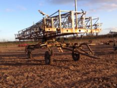 2011 Briggs R64 irrigation boom with end and centre rain guns