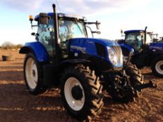 2013 New Holland T7.210 Auto Command 4wd tractor on 380/85R30 front and 380/90R46 rear wheels and