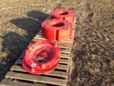 Set Fendt 936 wheel weights