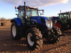 2013 New Holland T7.210 Auto Command 4wd tractor on 480/70R28 front and 580/70R38 rear wheels and