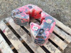 Quantity McCormick tractor weights
