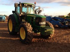 2008 John Deere 6930 Premium Autopower TLS 4wd tractor. Registration No: AU58 BHE. Serial No: