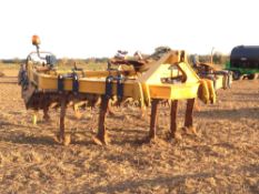 TWB 5 leg subsoiler with packer roller and springtines.